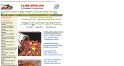 Desktop Screenshot of cajun-shop.com